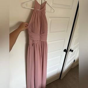 Mauve Pink Bridesmaid Dress